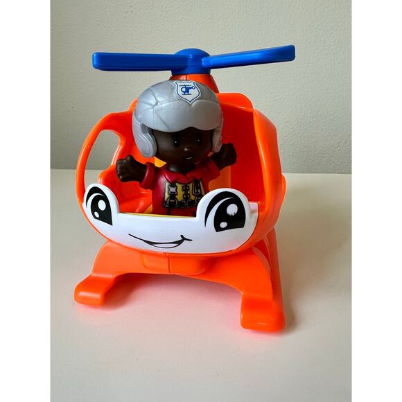 Fisher-Price Little People Helicopter Toy Vehicle & Figure Set 2023 - Picture 1 of 8